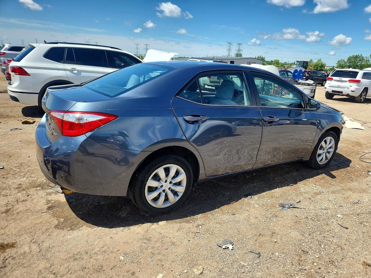 2015 Toyota Corolla Le Gray vin: 2T1BURHE6FC342018