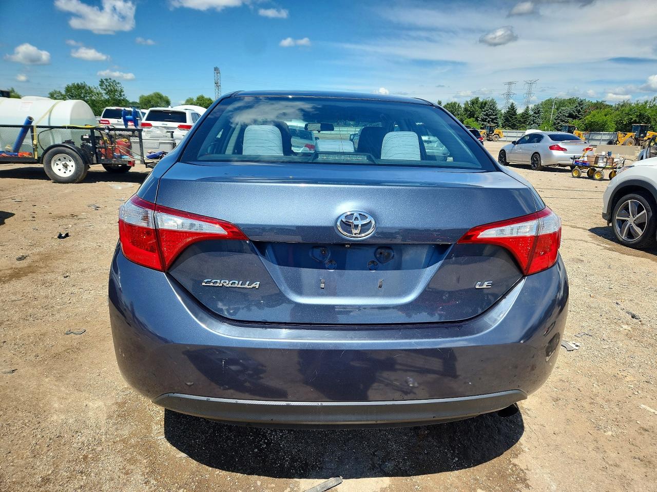 2015 Toyota Corolla Le Gray vin: 2T1BURHE6FC342018