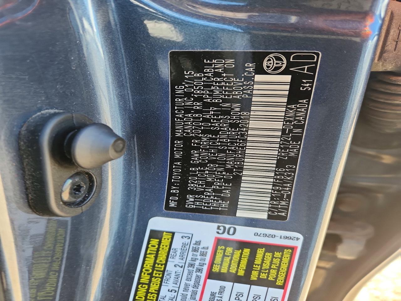 2015 Toyota Corolla Le Gray vin: 2T1BURHE6FC342018