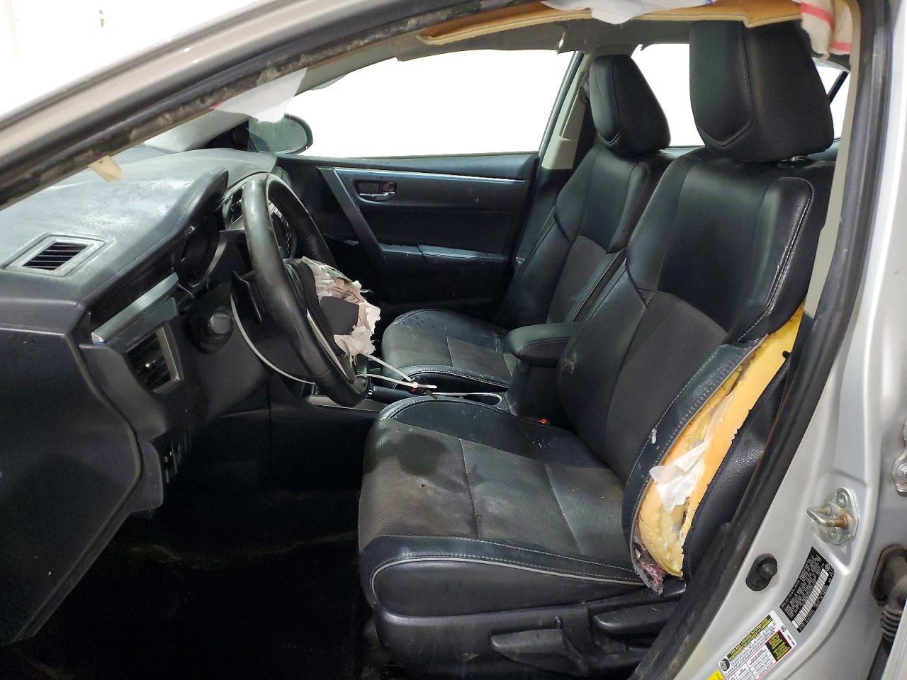 2015 Toyota Corolla S Plus Silver vin: 2T1BURHE6FC347008