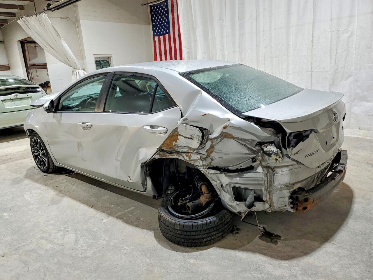 2015 Toyota Corolla S Plus Silver vin: 2T1BURHE6FC347008