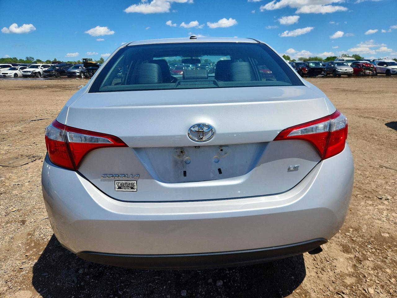 2015 Toyota Corolla Le Premium Silver vin: 2T1BURHE6FC348529