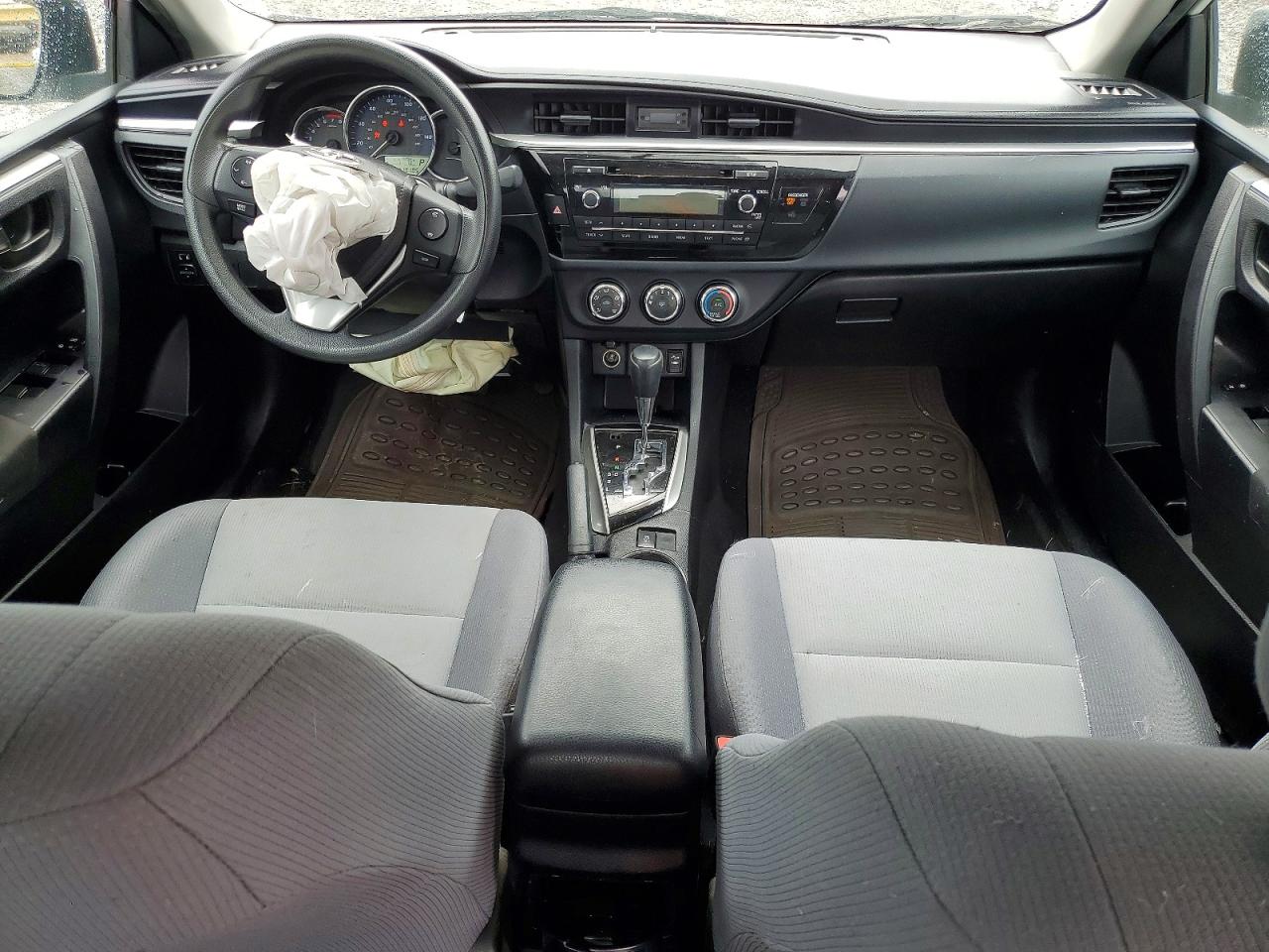 2015 Toyota Corolla L White vin: 2T1BURHE6FC362625