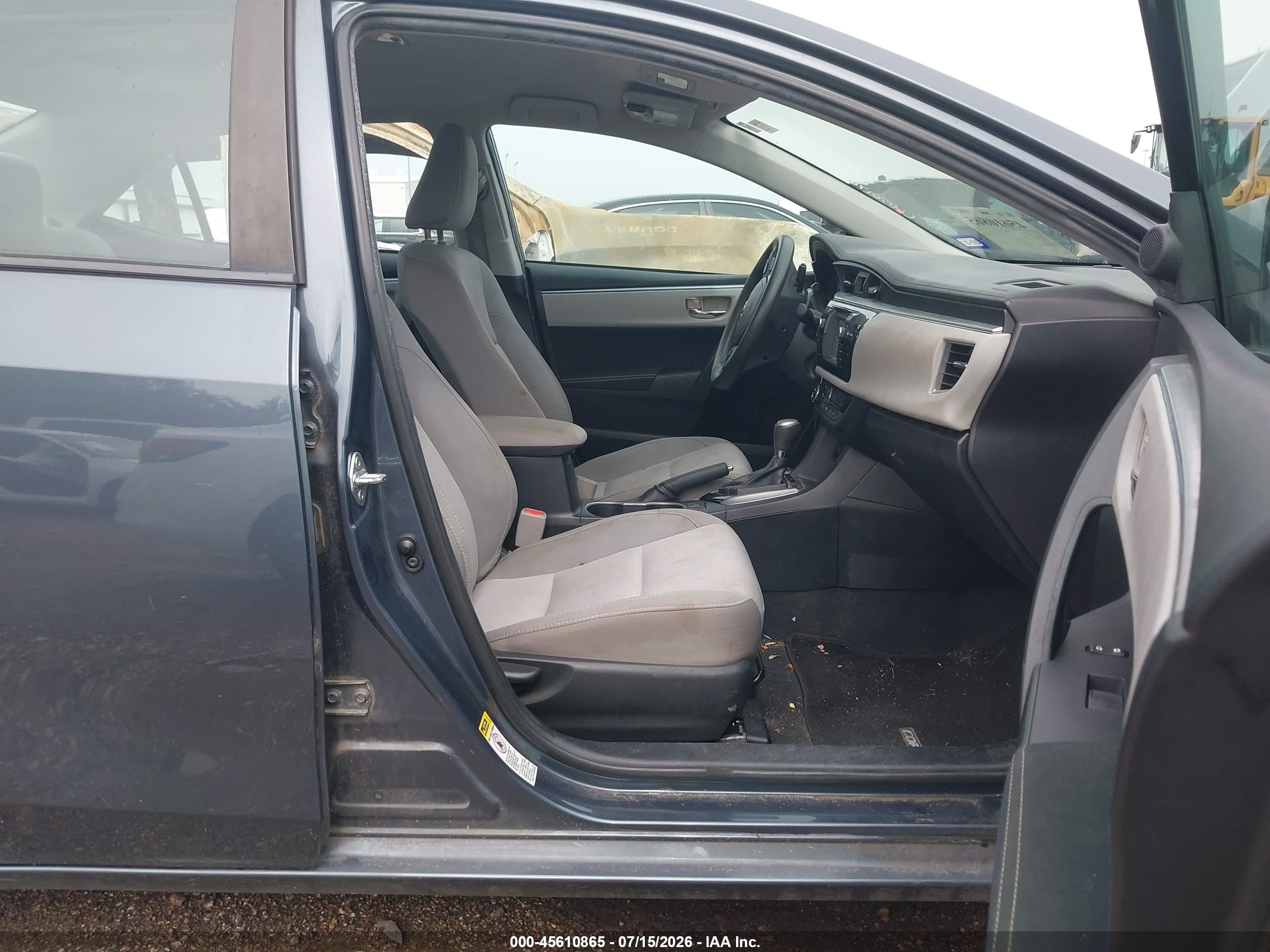 2015 Toyota Corolla Le Синий vin: 2T1BURHE6FC371017