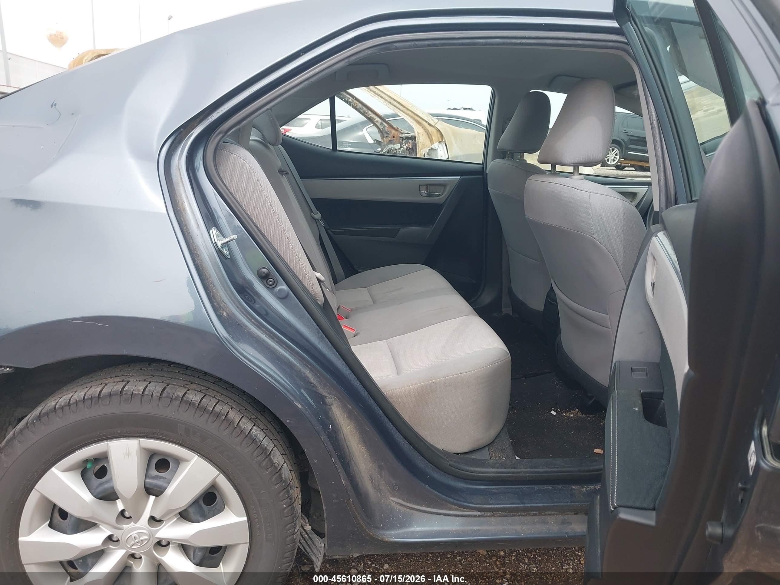 2015 Toyota Corolla Le Синий vin: 2T1BURHE6FC371017