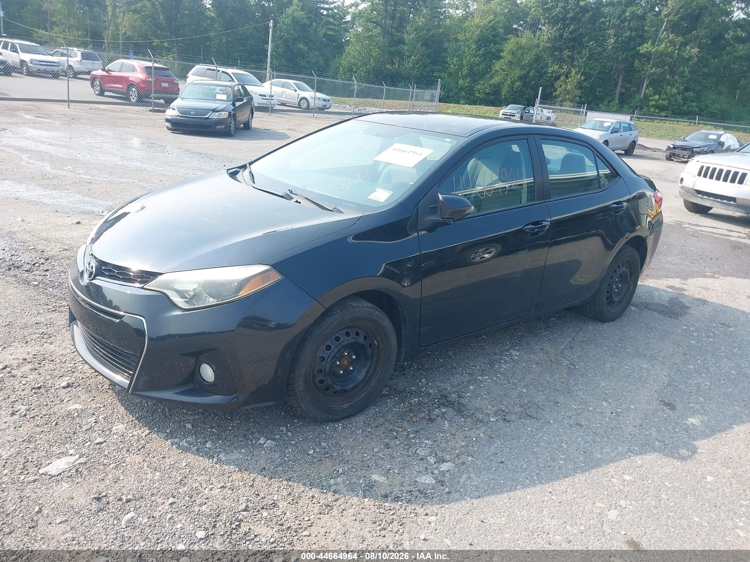 2015 Toyota Corolla S Plus Black vin: 2T1BURHE6FC371101