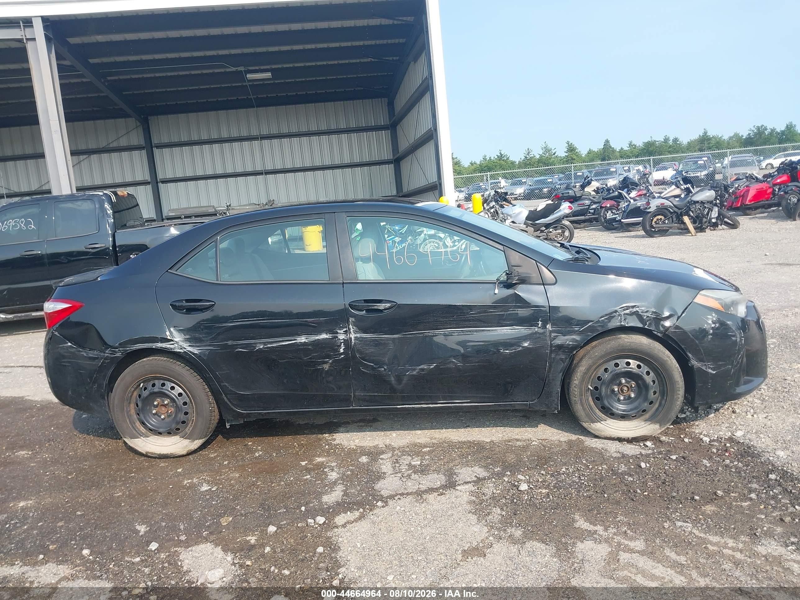 2015 Toyota Corolla S Plus Black vin: 2T1BURHE6FC371101