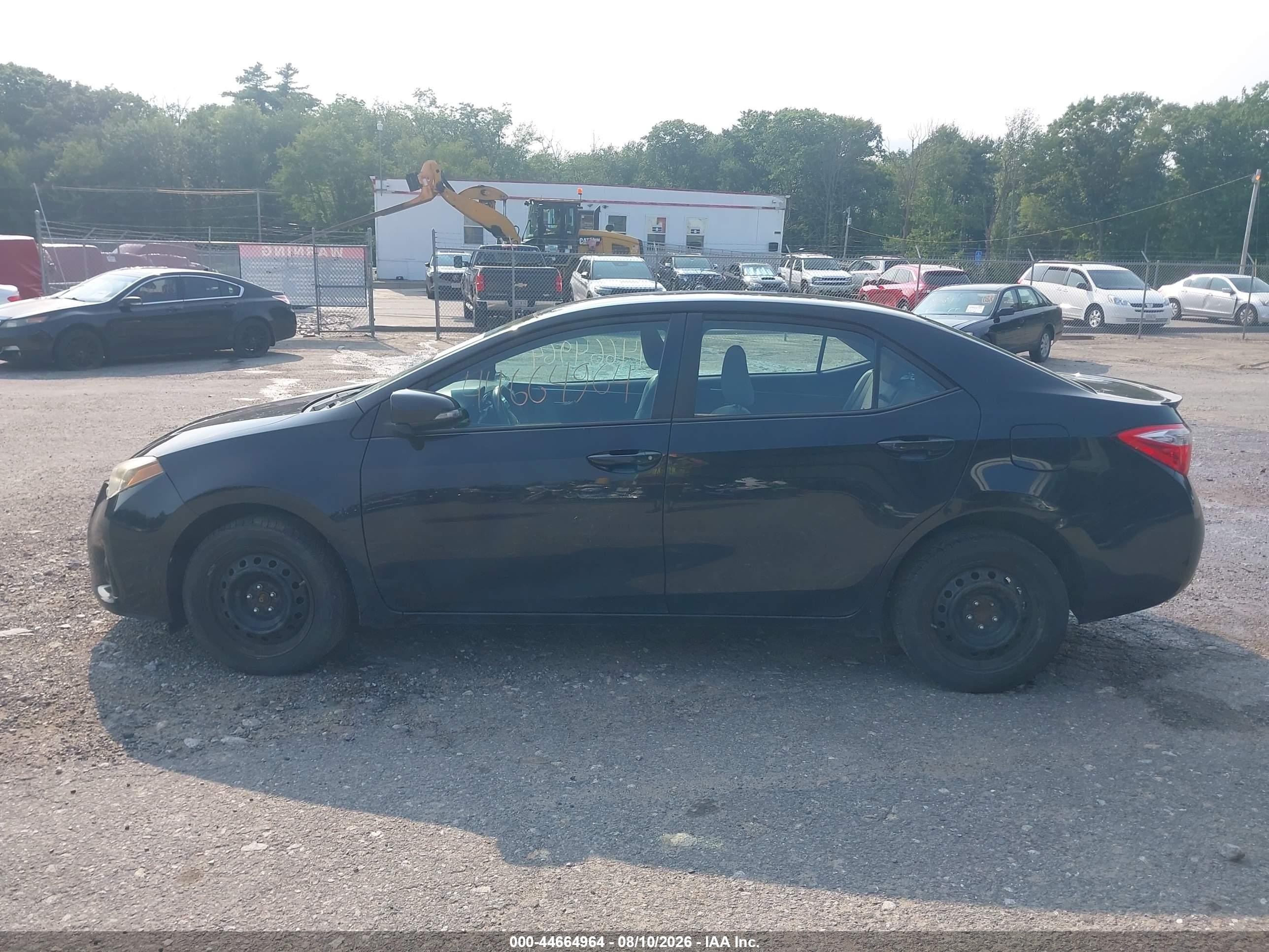 2015 Toyota Corolla S Plus Black vin: 2T1BURHE6FC371101