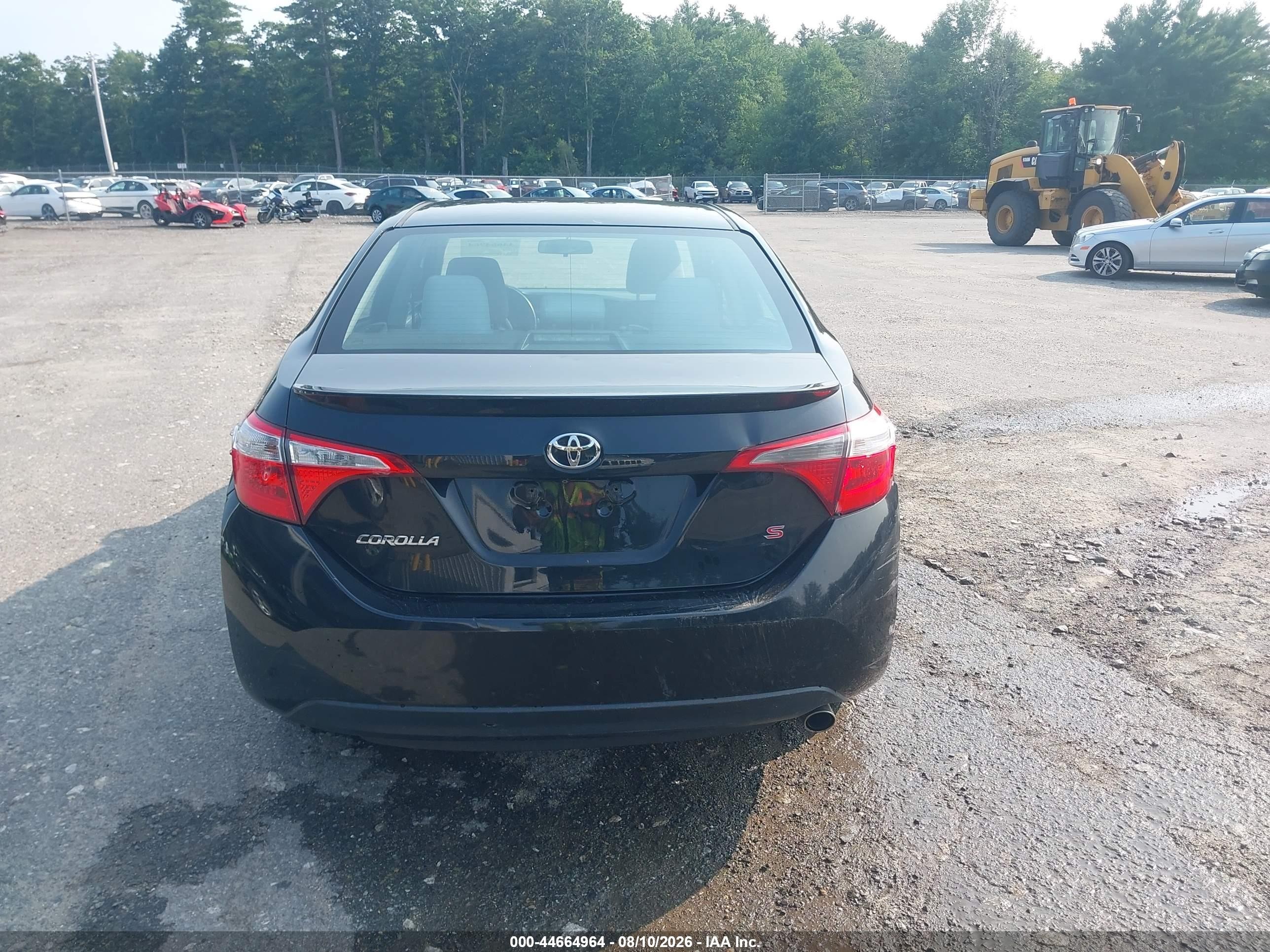 2015 Toyota Corolla S Plus Black vin: 2T1BURHE6FC371101