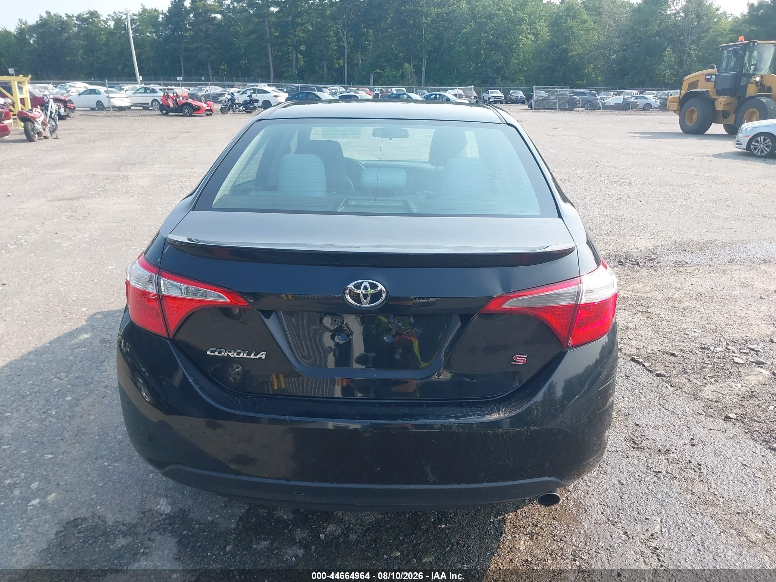 2015 Toyota Corolla S Plus Black vin: 2T1BURHE6FC371101