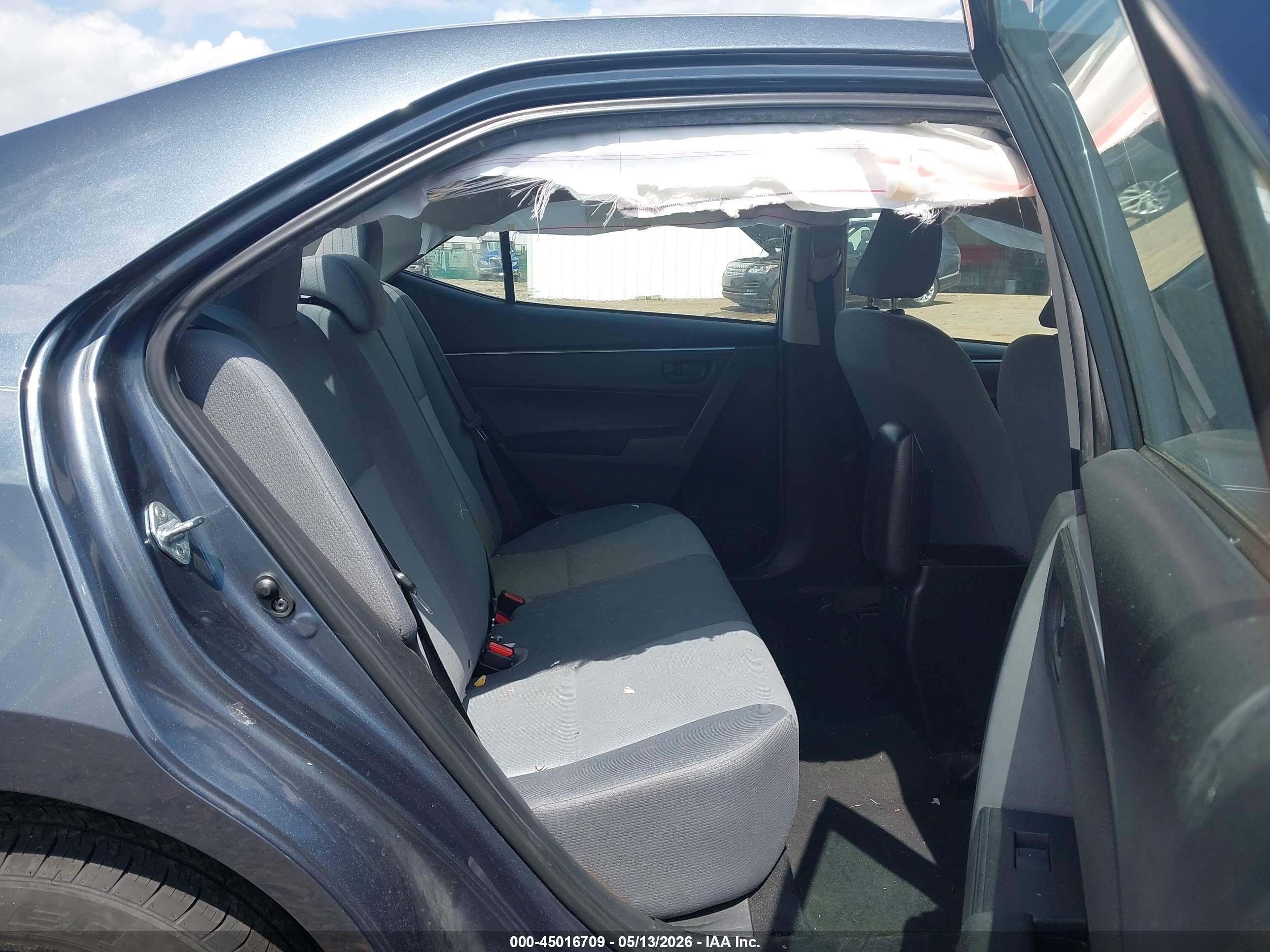 2015 Toyota Corolla L Gray vin: 2T1BURHE6FC374080
