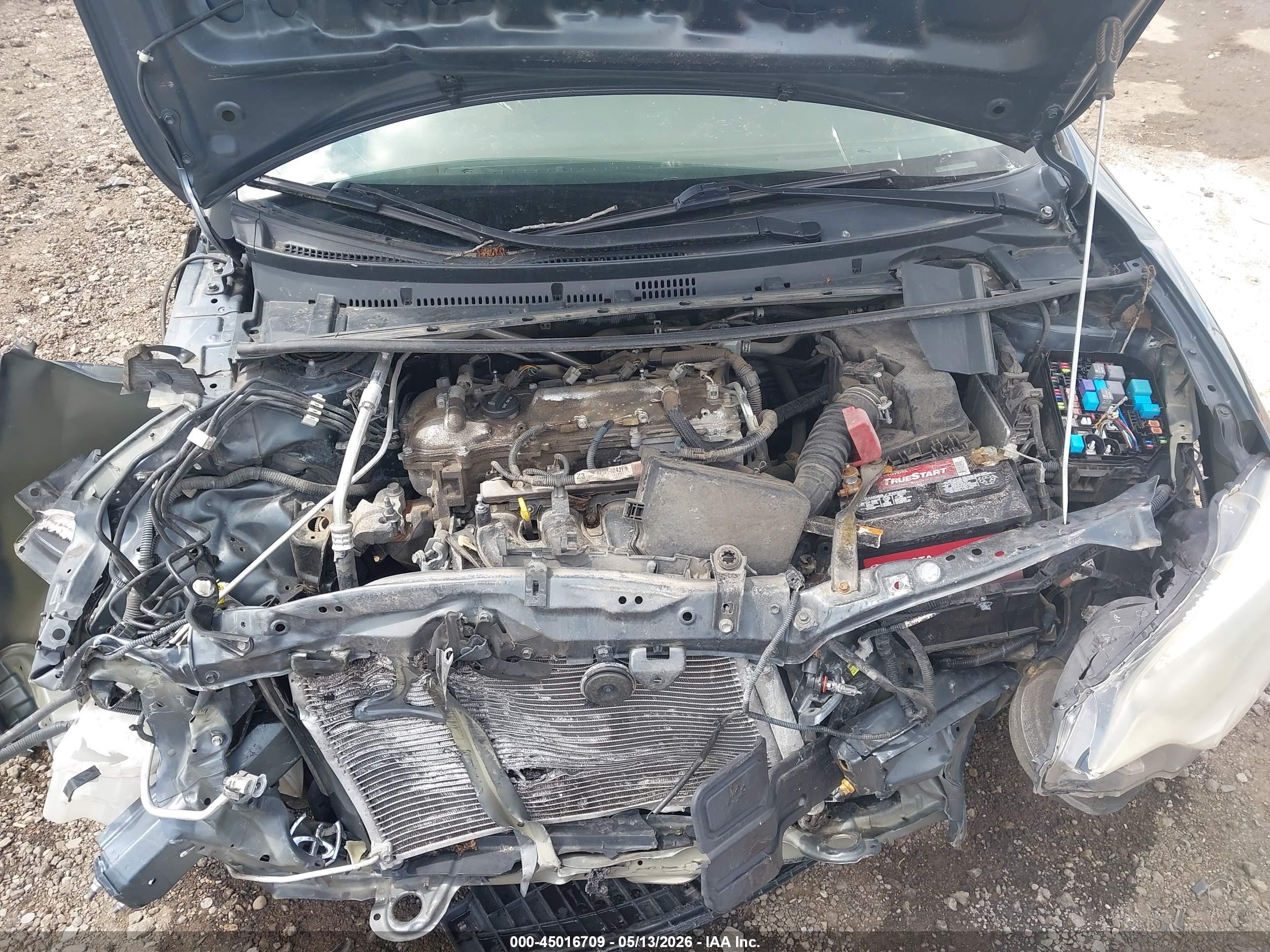 2015 Toyota Corolla L Gray vin: 2T1BURHE6FC374080
