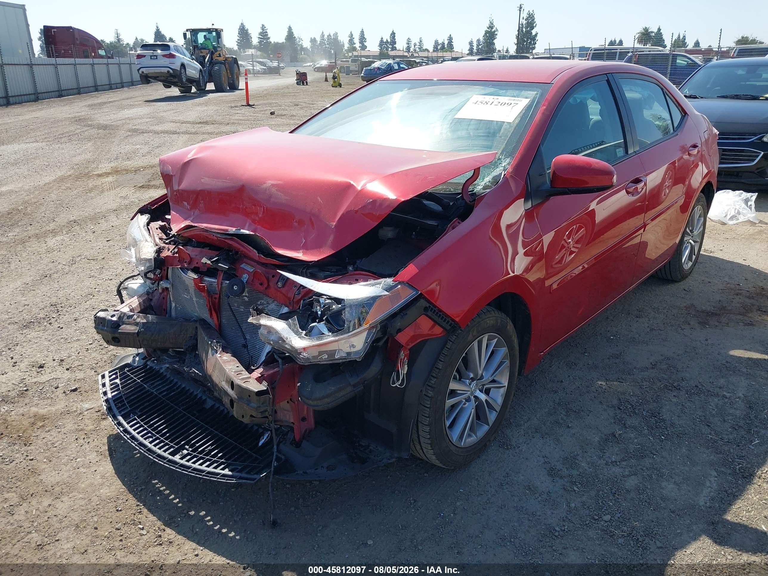 2015 Toyota Corolla Le Plus Красный vin: 2T1BURHE6FC376895