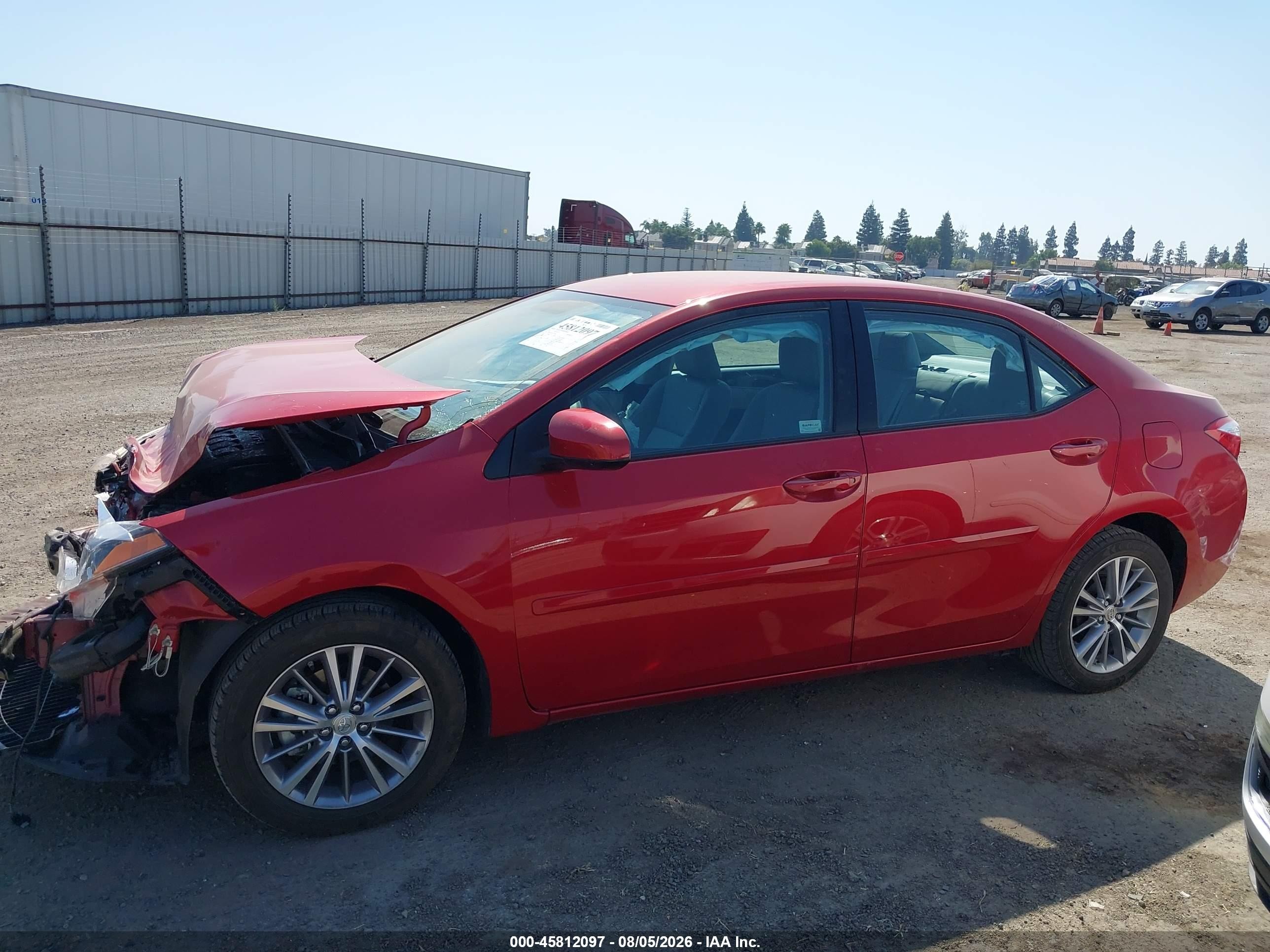 2015 Toyota Corolla Le Plus Красный vin: 2T1BURHE6FC376895