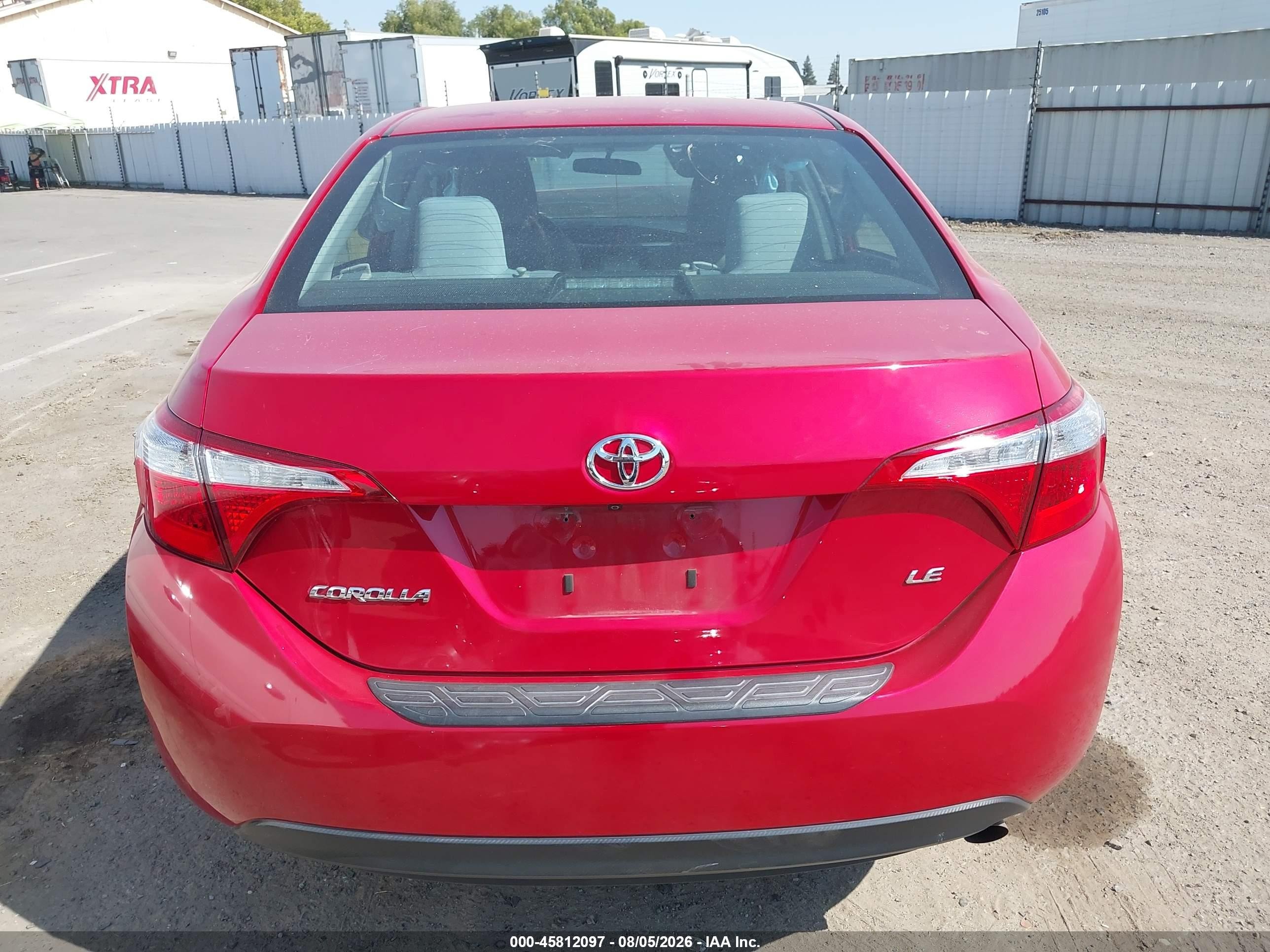 2015 Toyota Corolla Le Plus Красный vin: 2T1BURHE6FC376895