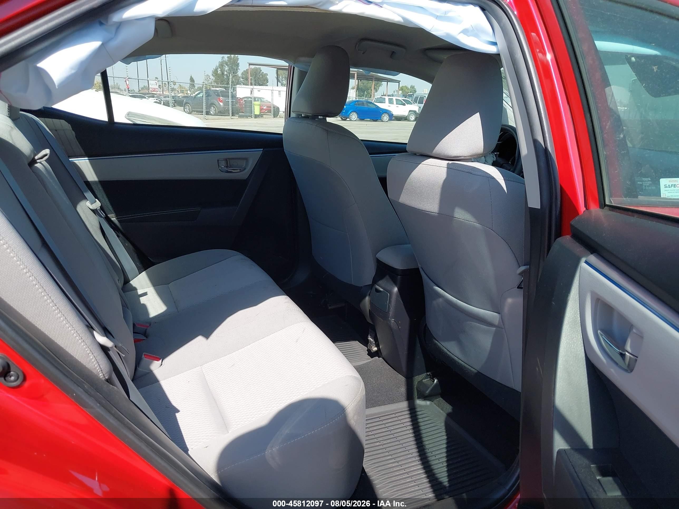2015 Toyota Corolla Le Plus Красный vin: 2T1BURHE6FC376895