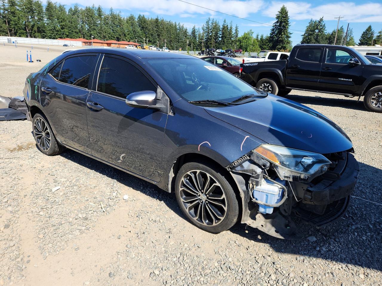 2015 Toyota Corolla S Plus Charcoal vin: 2T1BURHE6FC379764