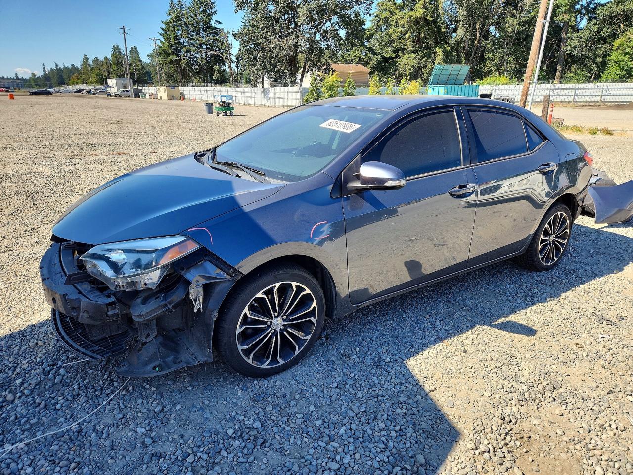 2015 Toyota Corolla S Plus Charcoal vin: 2T1BURHE6FC379764