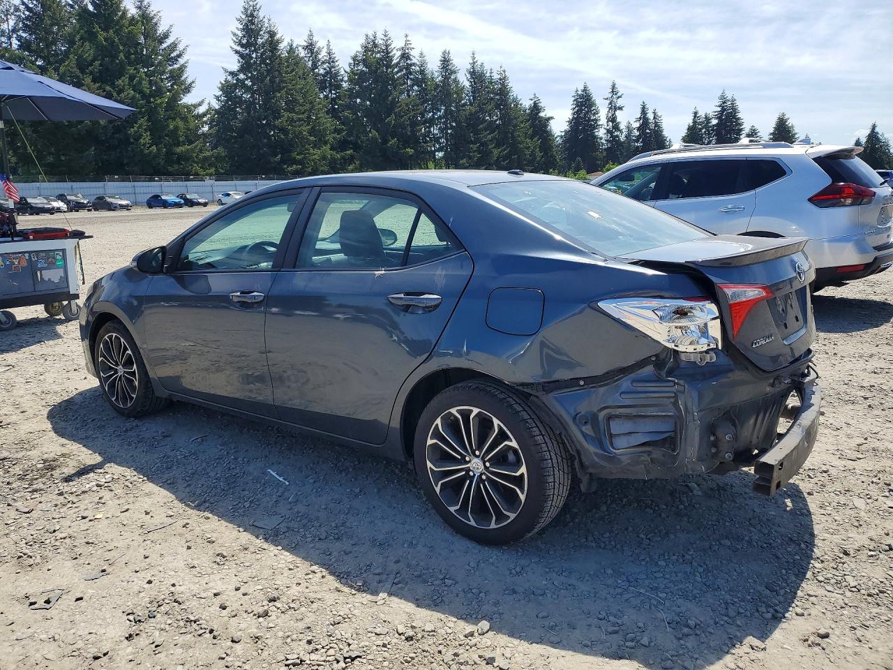 2015 Toyota Corolla S Premium Gray vin: 2T1BURHE6FC395883