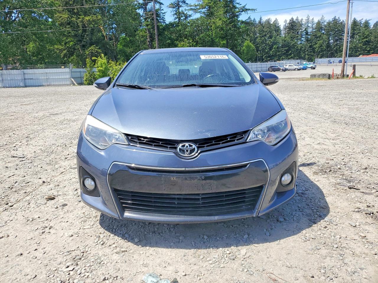 2015 Toyota Corolla S Premium Gray vin: 2T1BURHE6FC395883