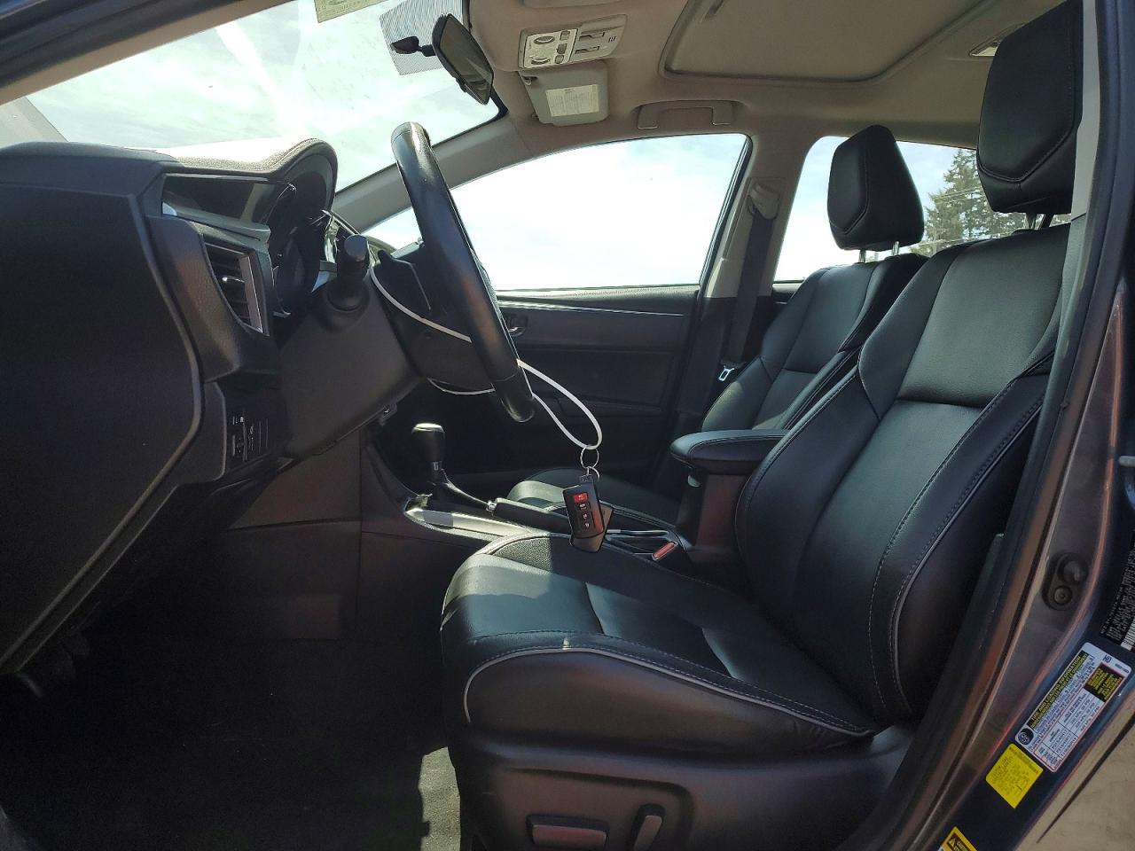 2015 Toyota Corolla S Premium Gray vin: 2T1BURHE6FC395883