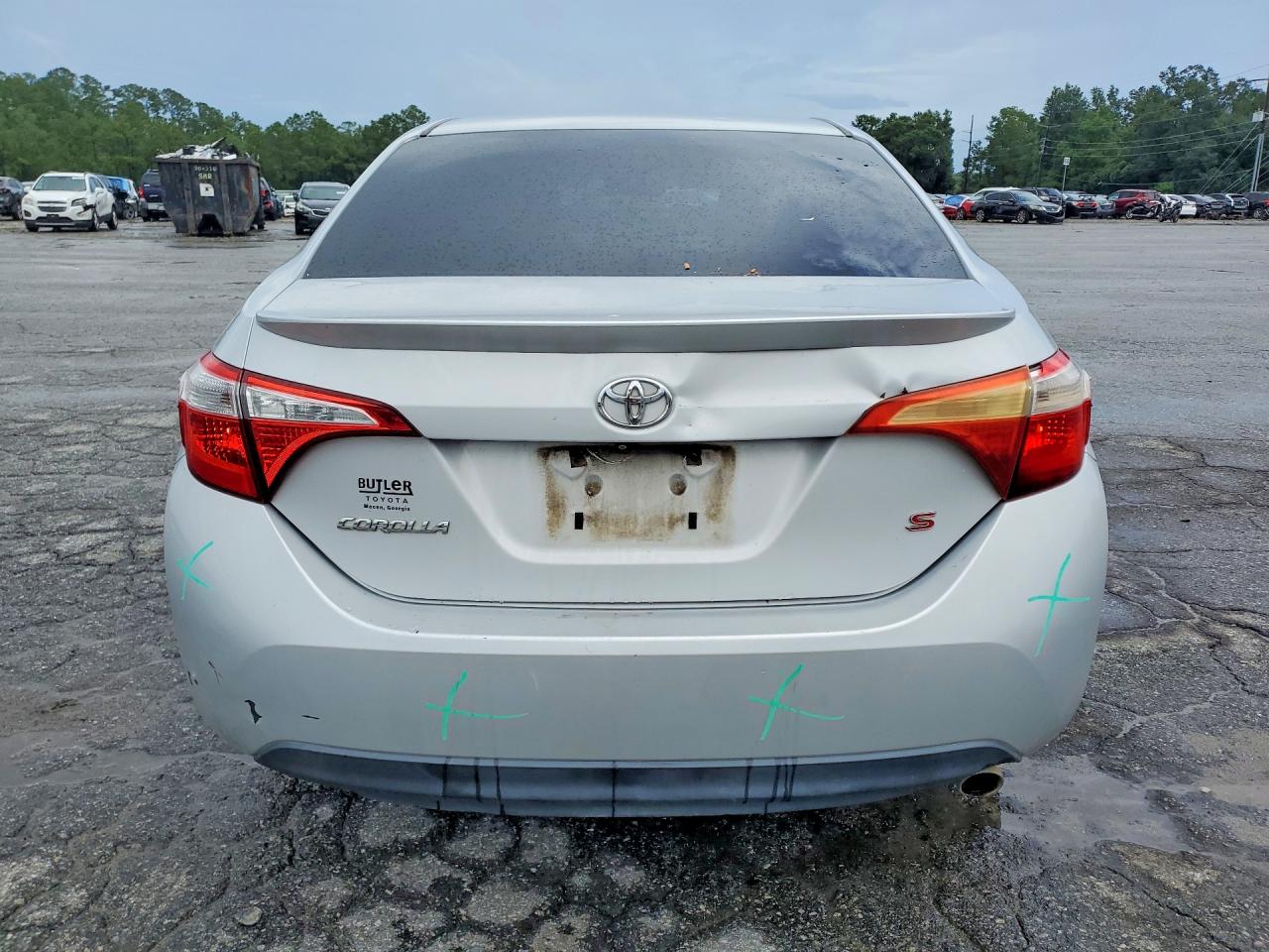 2015 Toyota Corolla S Plus Silver vin: 2T1BURHE6FC397150