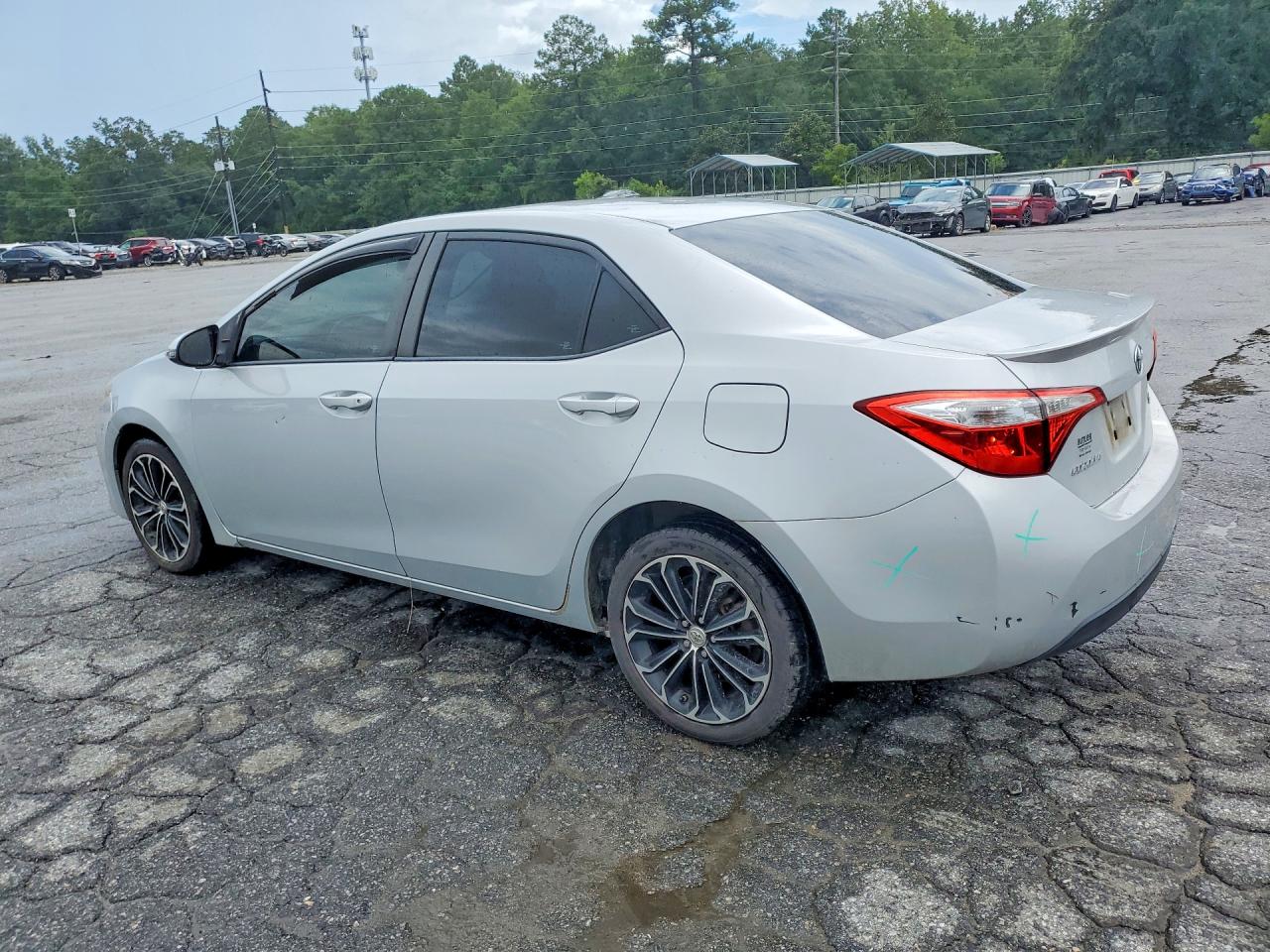 2015 Toyota Corolla S Plus Silver vin: 2T1BURHE6FC397150