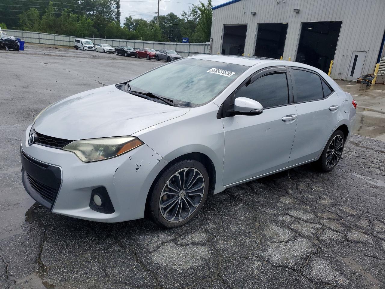 2015 Toyota Corolla S Plus Серебряный vin: 2T1BURHE6FC397150