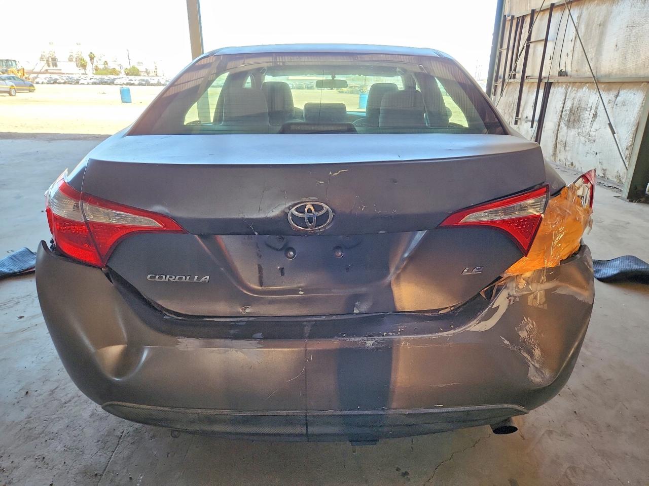2015 Toyota Corolla Le Gray vin: 2T1BURHE6FC397570