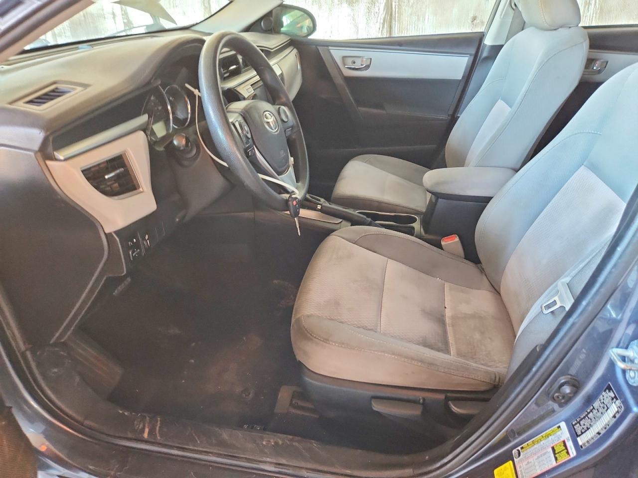 2015 Toyota Corolla Le Gray vin: 2T1BURHE6FC397570