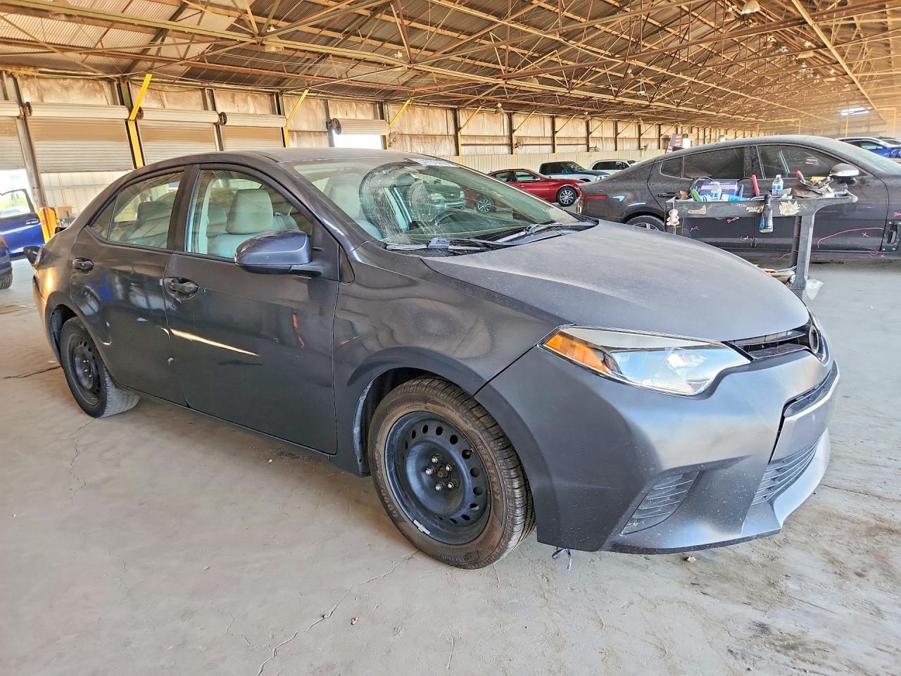 2015 Toyota Corolla Le Gray vin: 2T1BURHE6FC397570