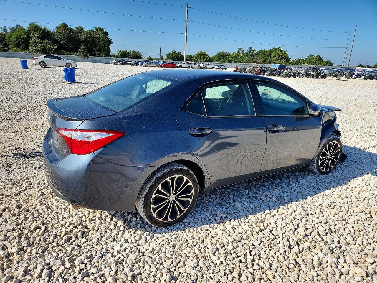 2015 Toyota Corolla S Plus Синий vin: 2T1BURHE6FC406266