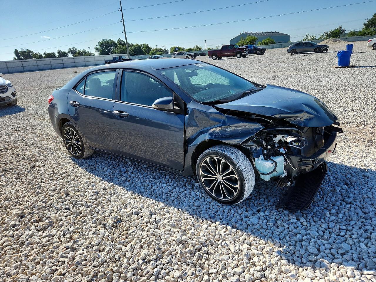 2015 Toyota Corolla S Plus Синий vin: 2T1BURHE6FC406266