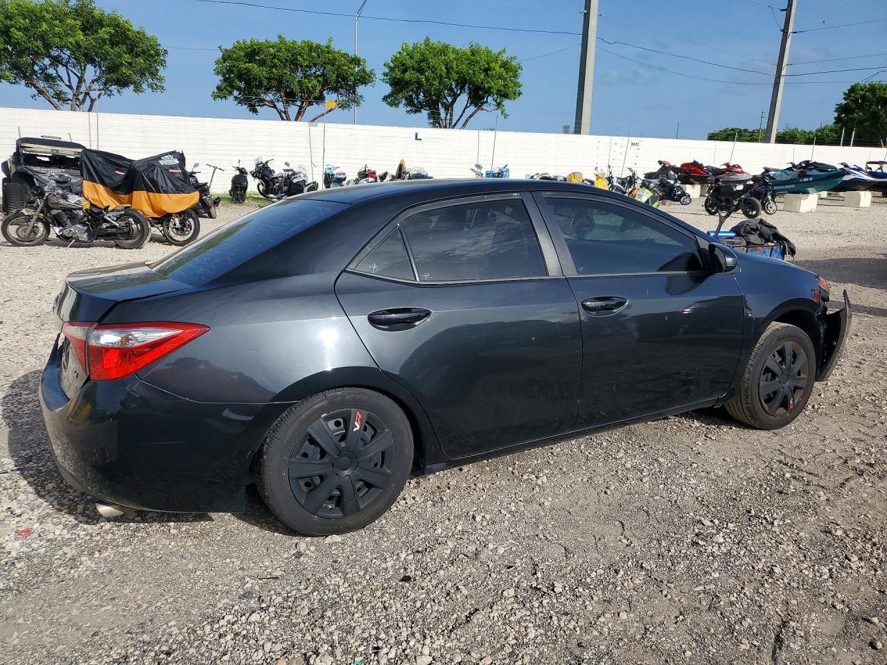 2015 Toyota Corolla Le Black vin: 2T1BURHE6FC414920