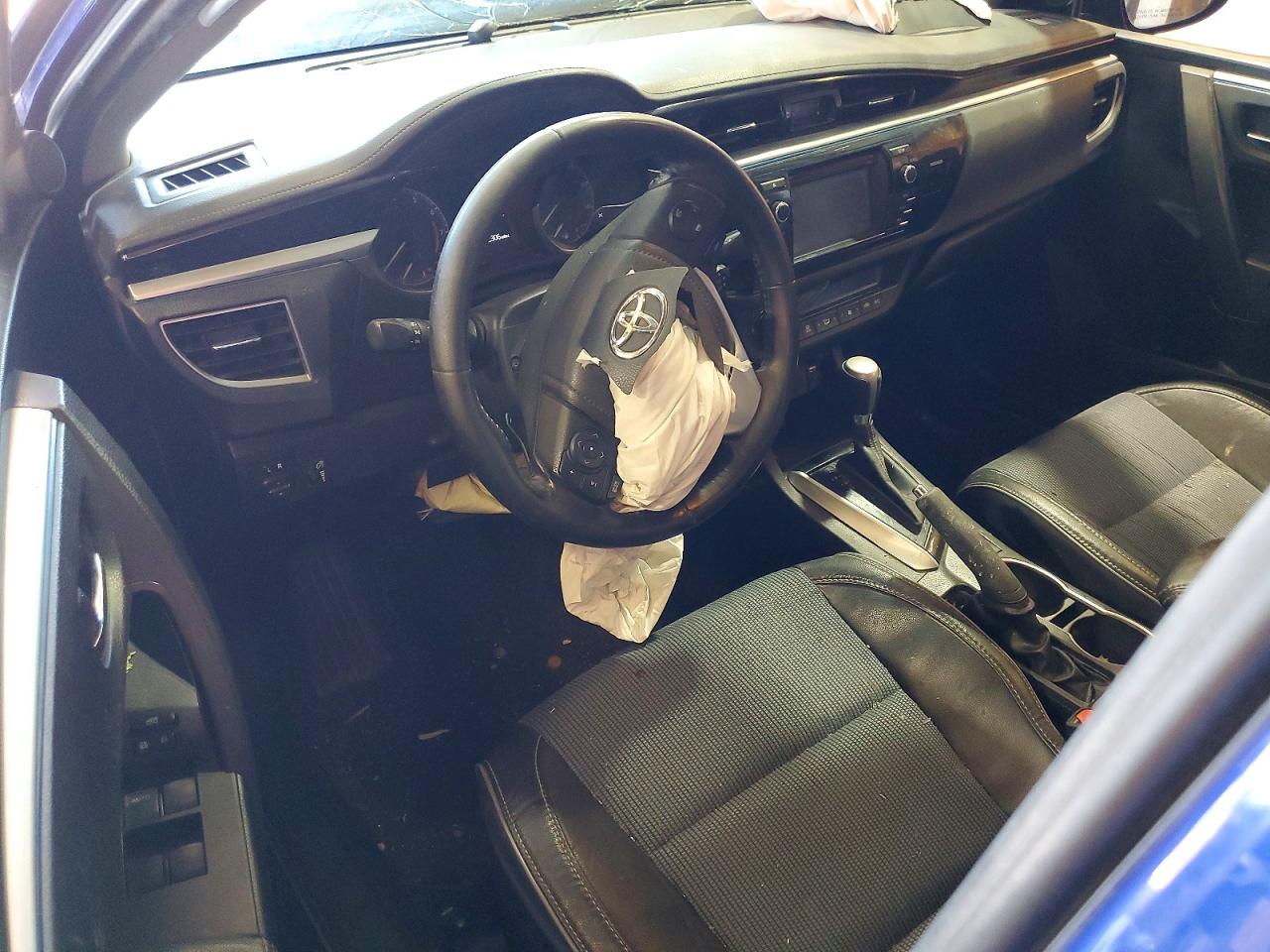 2015 Toyota Corolla S Plus Blue vin: 2T1BURHE6FC423472
