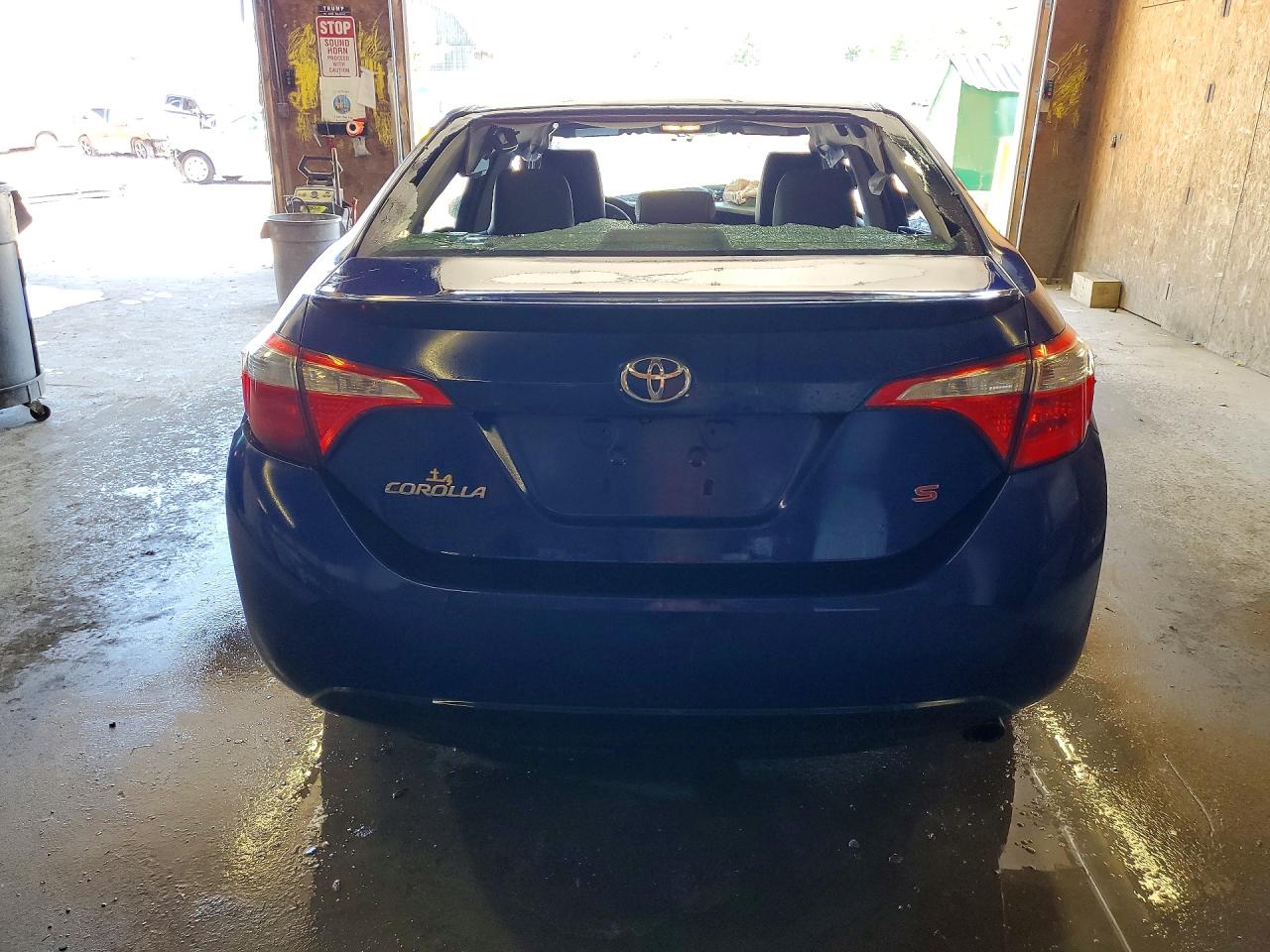 2015 Toyota Corolla S Plus Blue vin: 2T1BURHE6FC423472