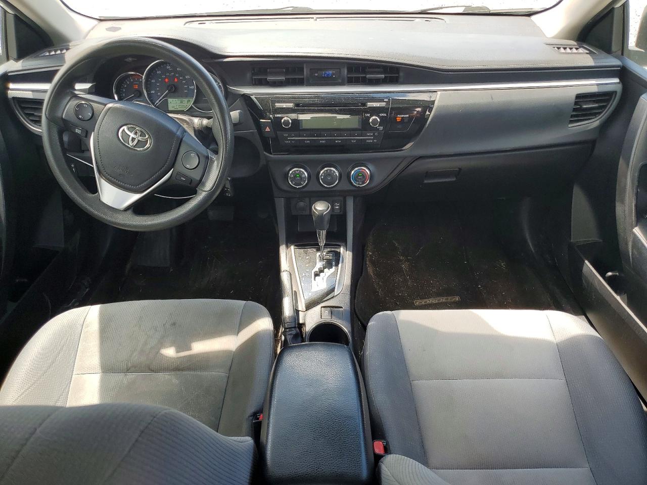 2015 Toyota Corolla L White vin: 2T1BURHE6FC428798