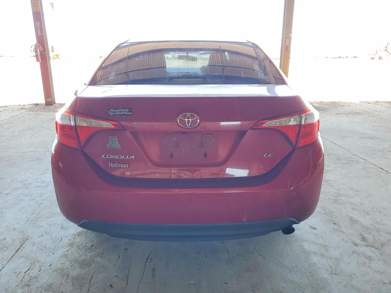 2015 Toyota Corolla Le Красный vin: 2T1BURHE6FC429031