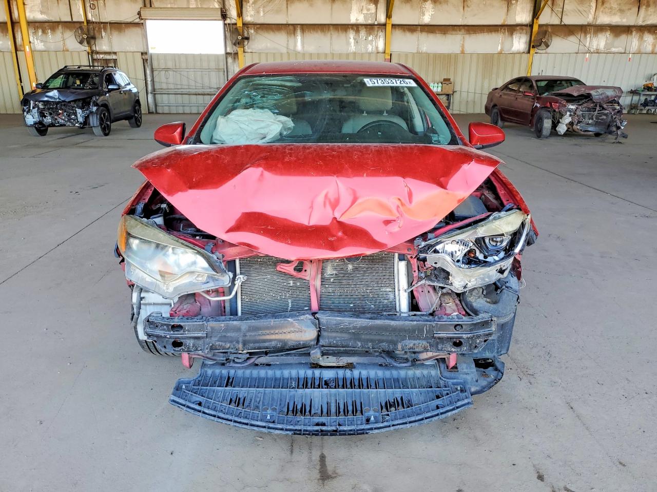 2015 Toyota Corolla Le Красный vin: 2T1BURHE6FC429031