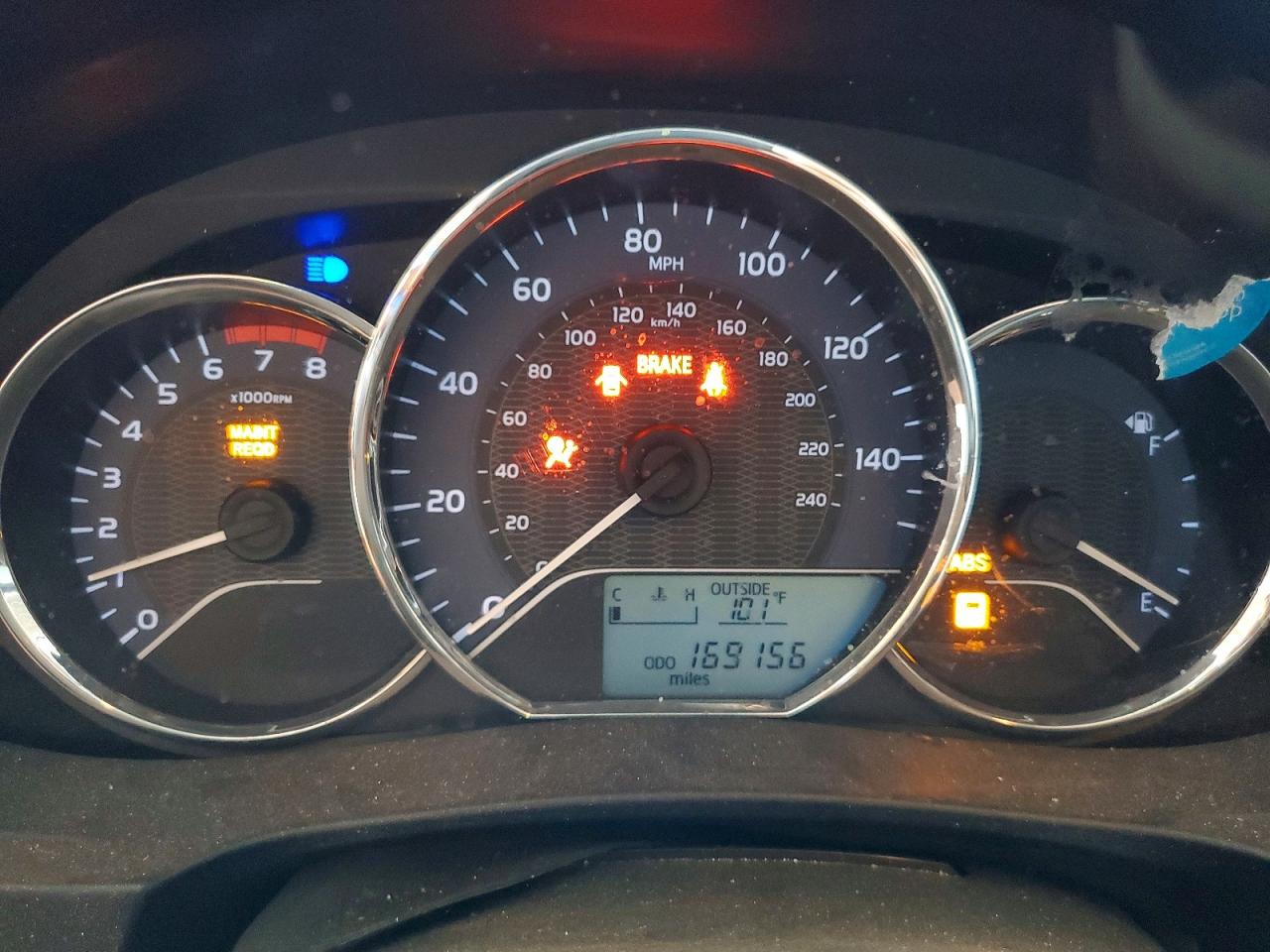 2015 Toyota Corolla Le Красный vin: 2T1BURHE6FC429031