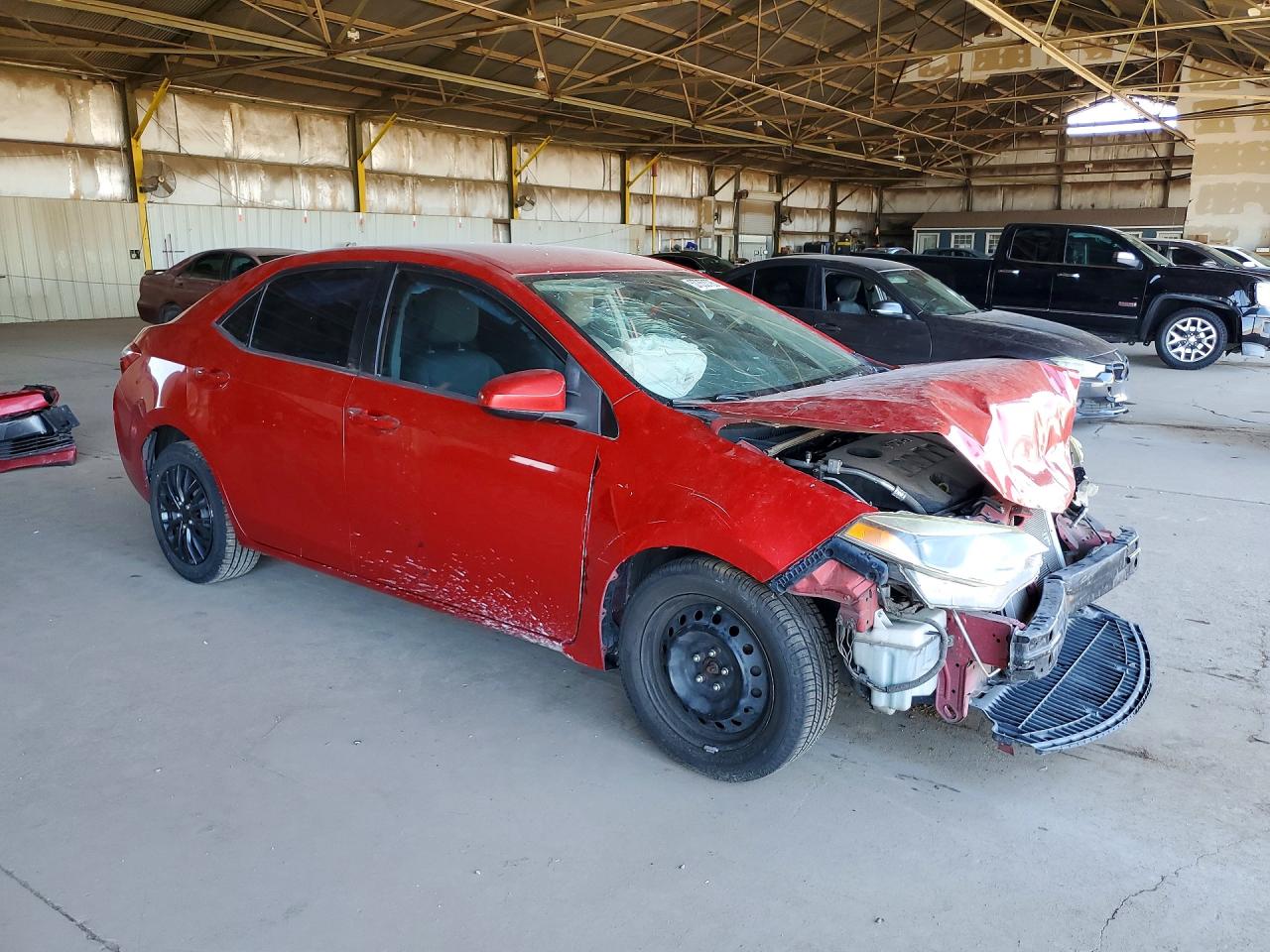2015 Toyota Corolla Le Красный vin: 2T1BURHE6FC429031