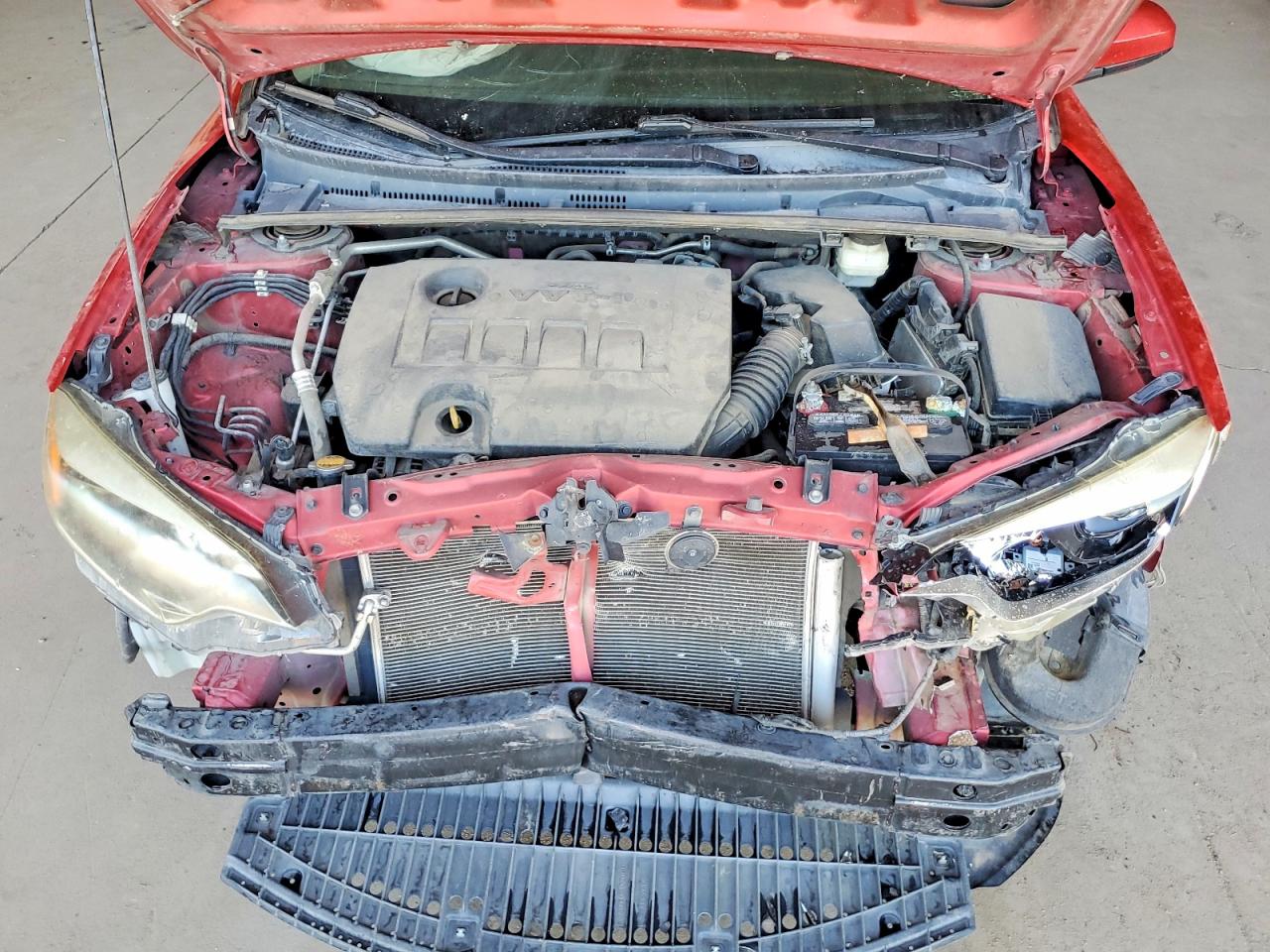 2015 Toyota Corolla Le Красный vin: 2T1BURHE6FC429031