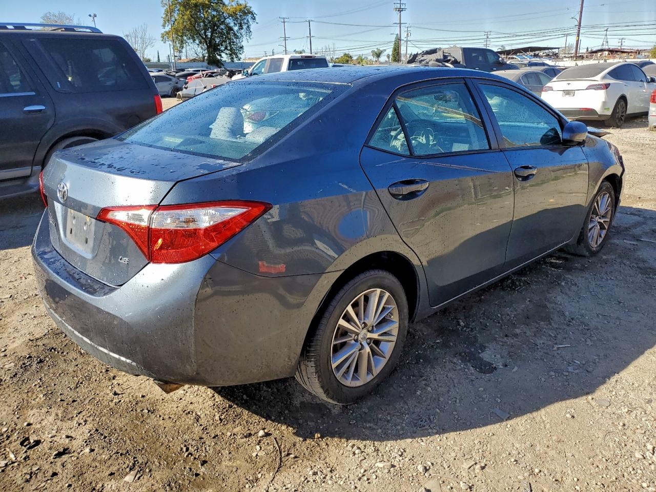 2015 Toyota Corolla Le Plus Gray vin: 2T1BURHE6FC432821