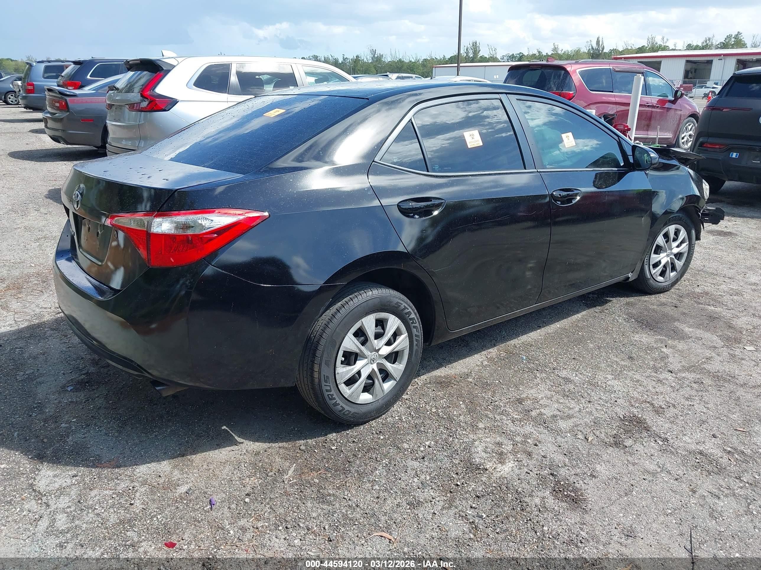 2015 Toyota Corolla L/le/s/s Plus/le Plus/le Premium/s Premium Black vin: 2T1BURHE6FC433855