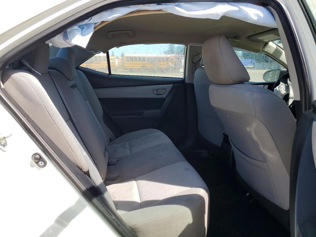 2015 Toyota Corolla Le White vin: 2T1BURHE6FC436769