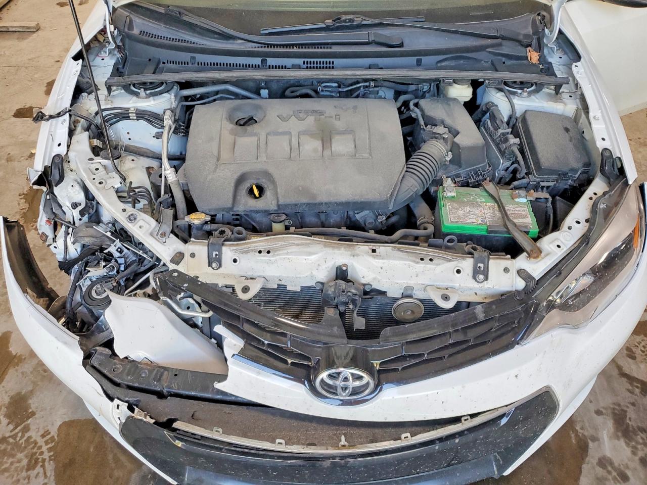 2015 Toyota Corolla S Plus White vin: 2T1BURHE6FC437775