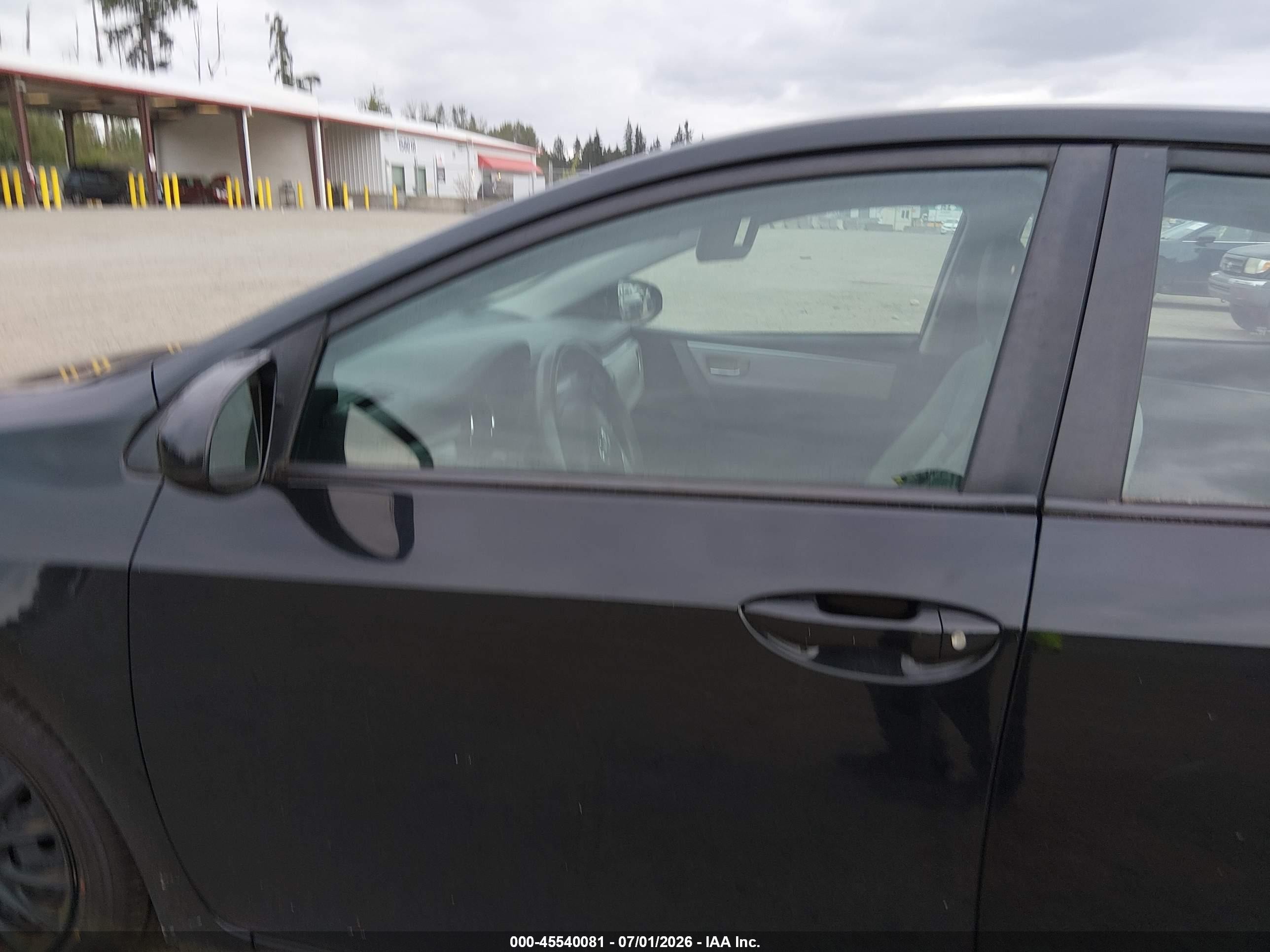 2015 Toyota Corolla Le Black vin: 2T1BURHE6FC438733