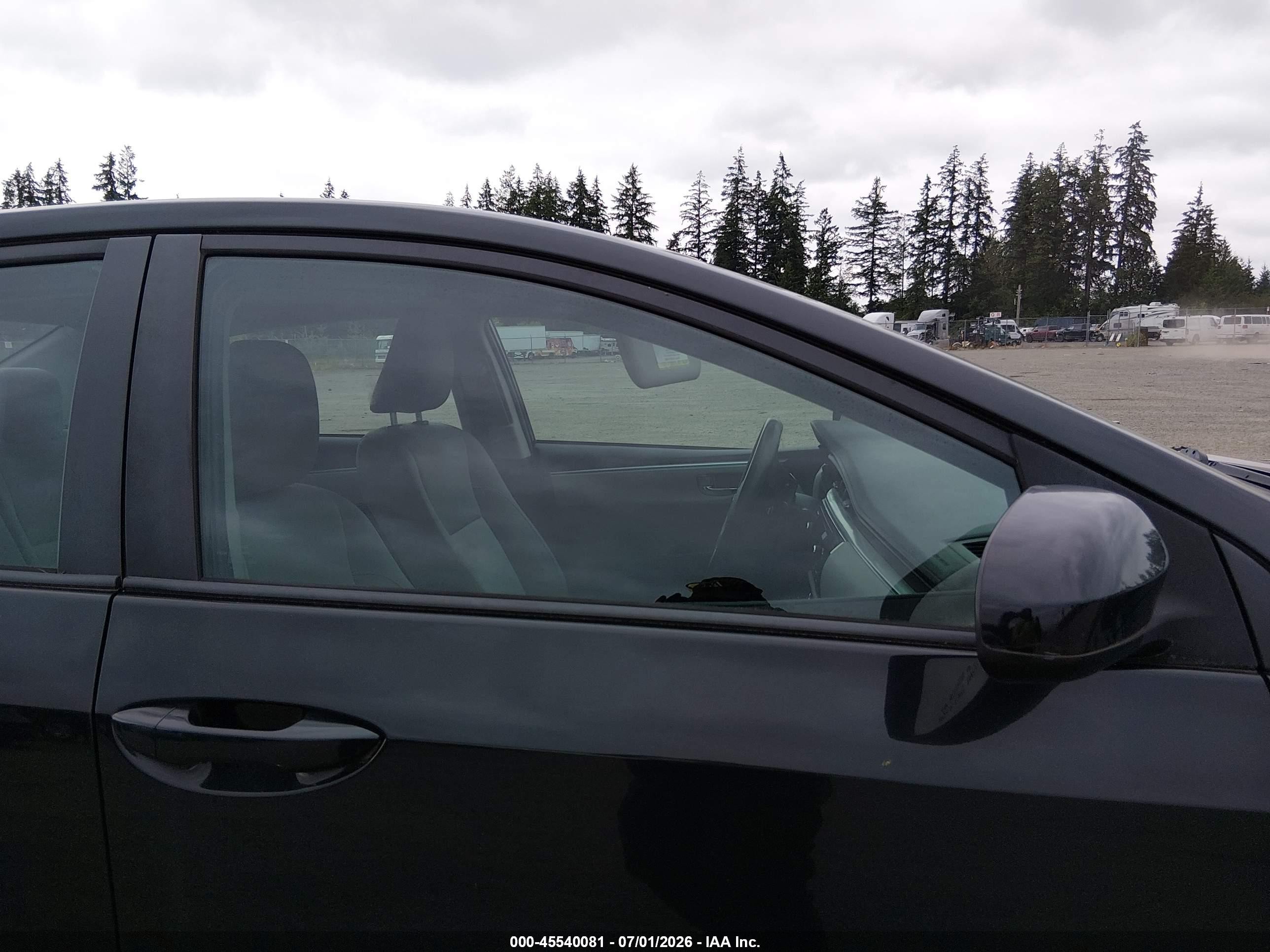 2015 Toyota Corolla Le Black vin: 2T1BURHE6FC438733