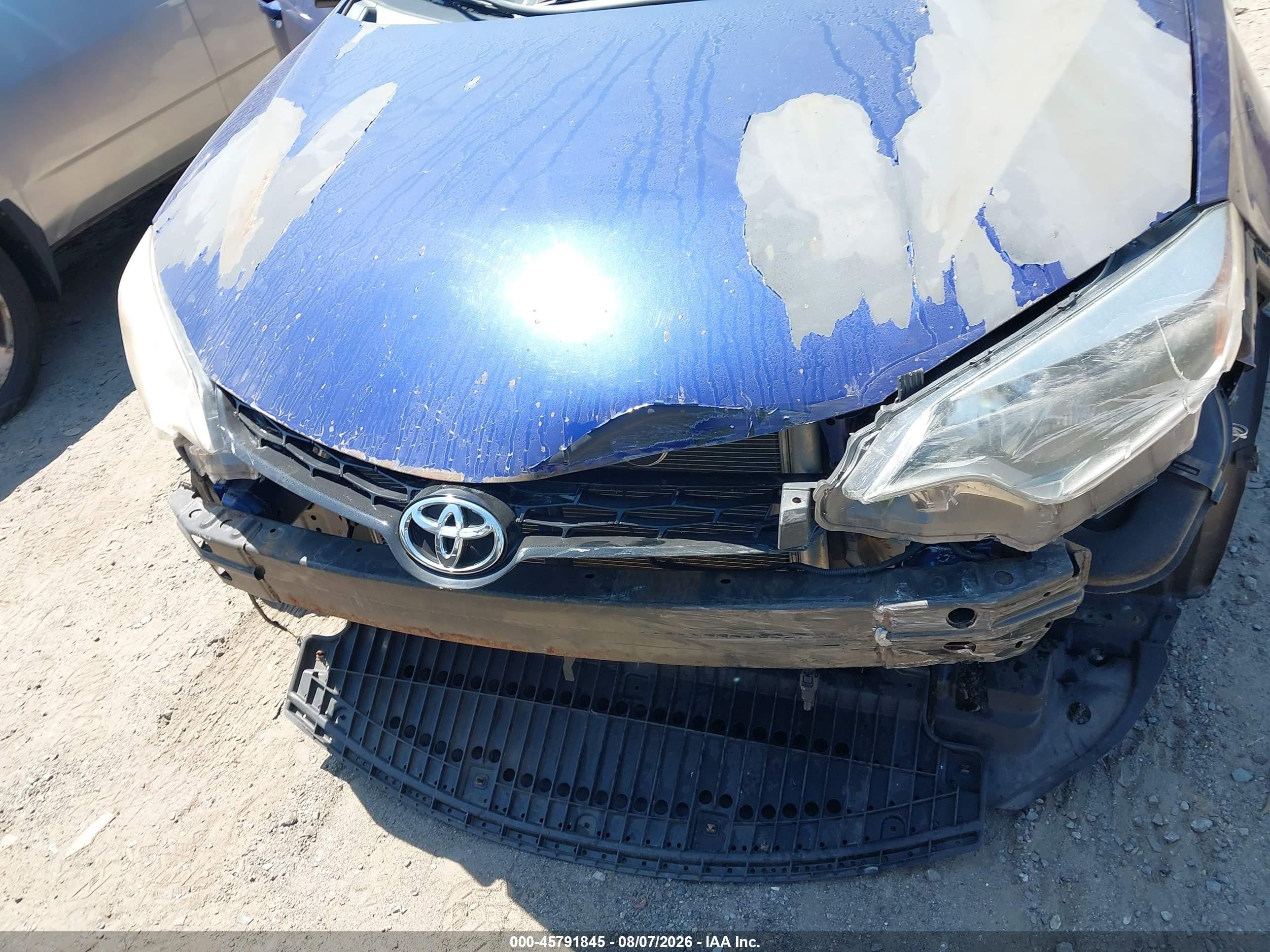 2015 Toyota Corolla S Plus Синий vin: 2T1BURHE6FC439705