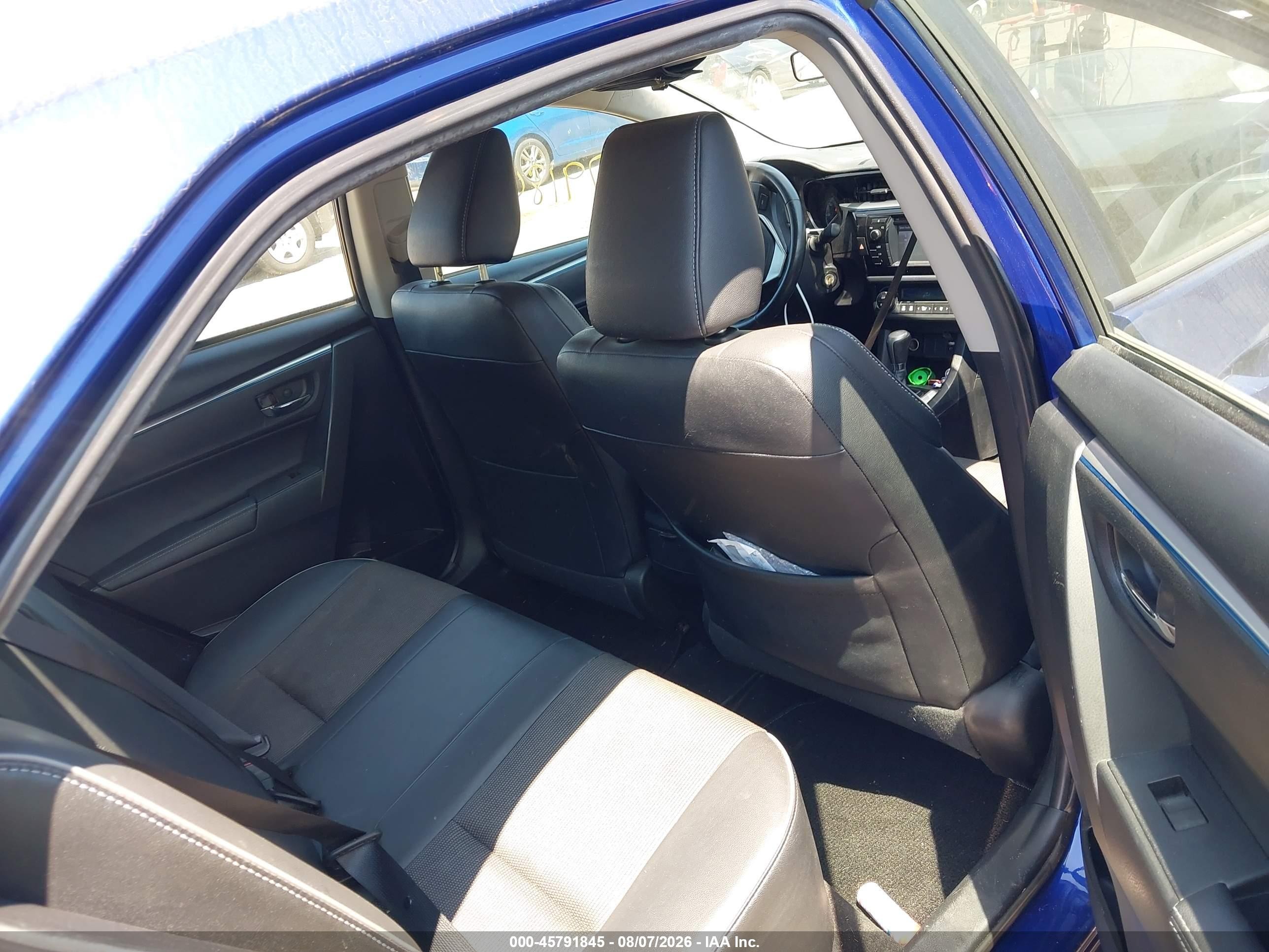 2015 Toyota Corolla S Plus Синий vin: 2T1BURHE6FC439705